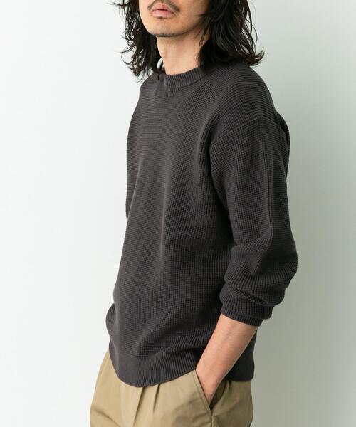 URBAN RESEARCH Sonny Label セーター ニット ウォッシャブルワッフル