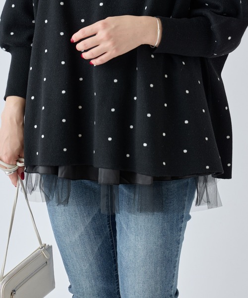 BEARDSLEY（ビアズリー） 長袖ニット - ベージュ レディース