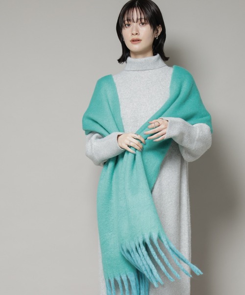 NANO universe（ナノ・ユニバース） マフラー ストール ボリューム