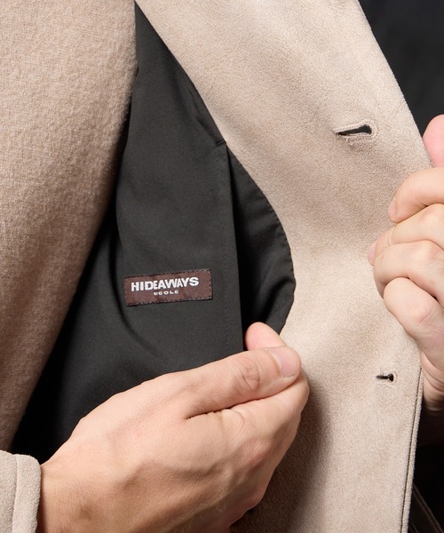 HIDEAWAYS NICOLE（ハイダウェイ ニコル） コート ジャケット マイクロ