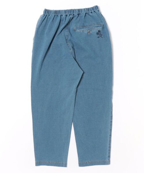 TAKAKA フラワープリント デニムパンツ Kastane（カスタネ）の「【2サイズ展開】プリントフラワーデニム