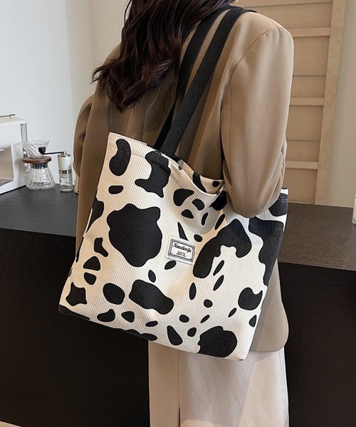 Mignonjour トートバッグ Mignonjour/牛柄トートバッグ M2845