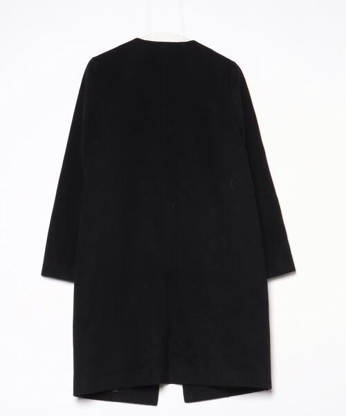 UNTITLED（アンタイトル） ノーカラーコート 03 ブラック レディース