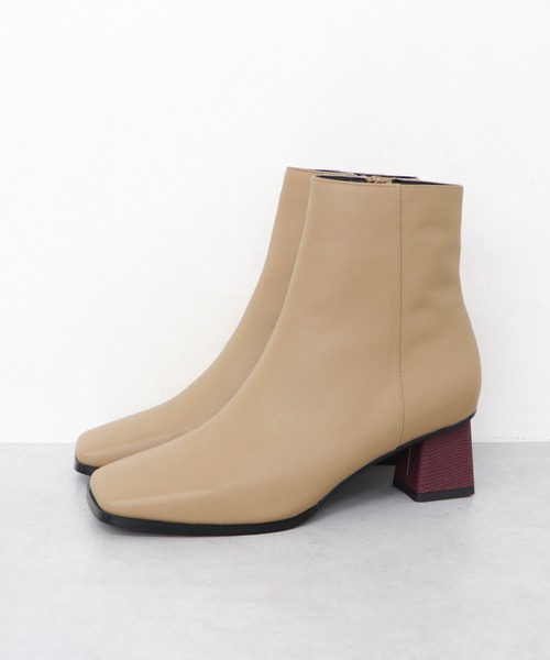 「NICAL」 ショートブーツ L グレー レディース_画像9