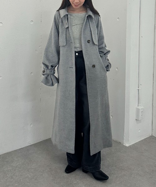 90s Marlboro Classics トレンチコート グレー 90s Marlboro Classics