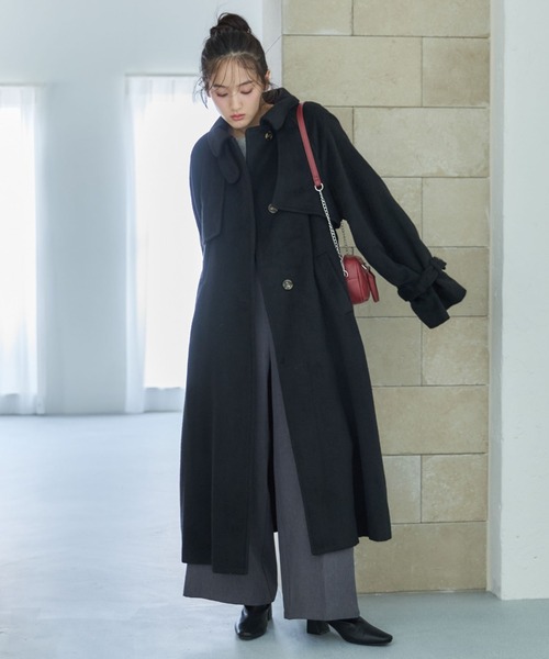 archives（アルシーヴ） トレンチコート コート 2wayウール