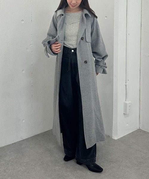 archives（アルシーヴ） トレンチコート コート 2wayウール