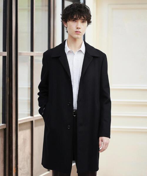 TAKEO KIKUCHI（タケオキクチ） ステンカラーコート コート カシミヤ