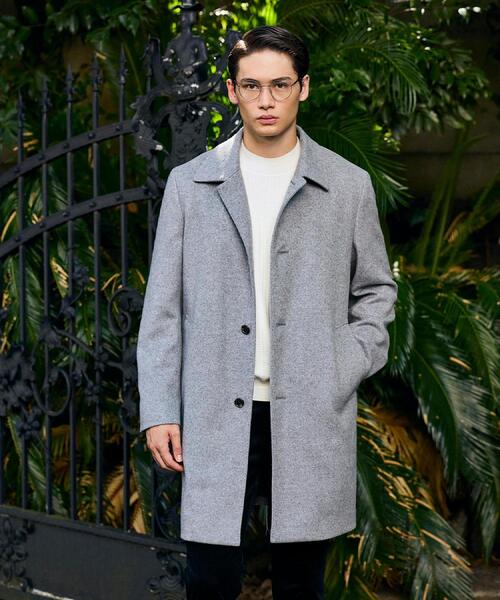 KOOI 23AW メンズコート TAKEO KIKUCHI（タケオキクチ） ステンカラーコート コート 「限定展開