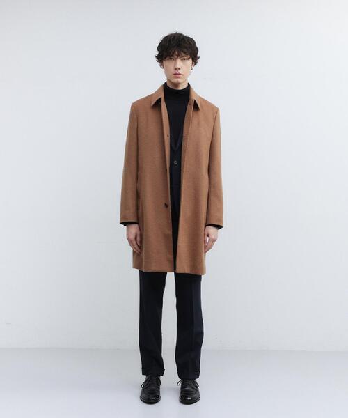 ファイナリスト　タケオキクチ　新品未使用カシミヤ混ステンカラーコート TAKEO KIKUCHI（タケオキクチ） ステンカラーコート コート カシミヤ