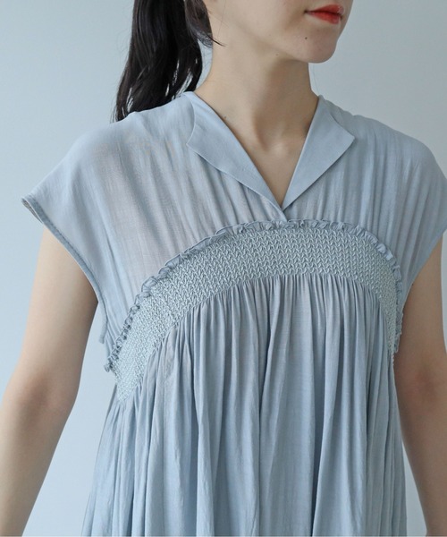 「yuni」 ノースリーブワンピース FREE ブラック レディース_画像9