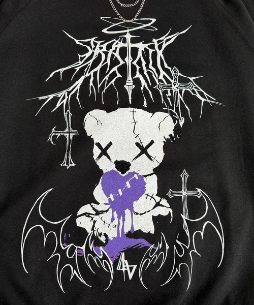 Amilige（アミリージュ） トレーナー スウェット Bear who lost love