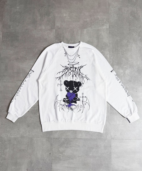 Amilige（アミリージュ） トレーナー スウェット Bear who lost love