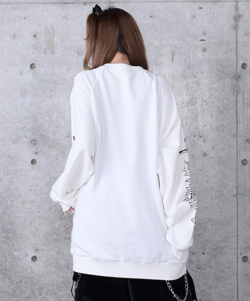 美品】aLORS paris スウェット ホワイト フリーサイズ