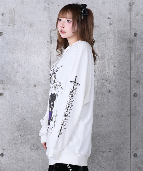 Amilige（アミリージュ） トレーナー スウェット Bear who lost love