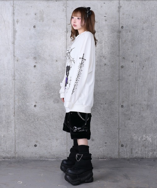 Amilige（アミリージュ） トレーナー スウェット Bear who lost love