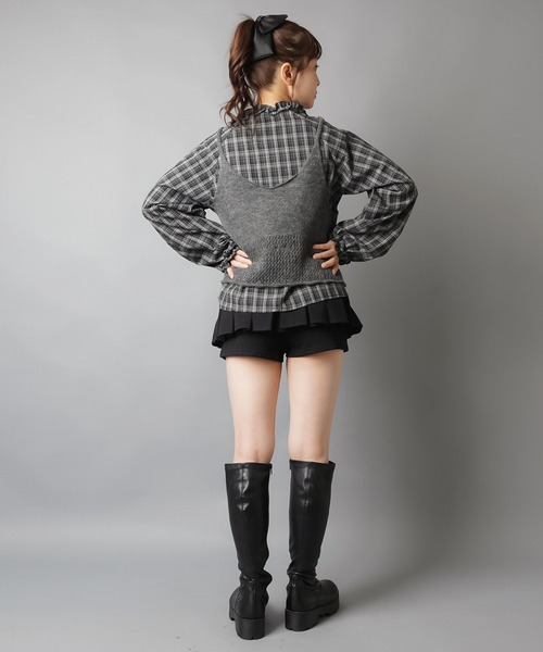 美脚スカパン グレー XS 美脚スカパン グレー | ファッション通販＆メディアMyColor ～マイカラー～