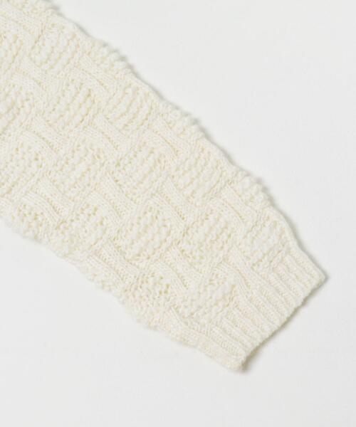 KBF（ケービーエフ） ニット セーター グリッドパターンニット