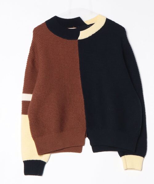 CULLNI（クルニ） 長袖ニット 1 ネイビー メンズ : ZOZOTOWN Yahoo!店