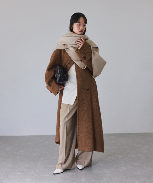 ADAM ET ROPE'（アダムエロペ） ストール マフラー カシミアブレンド