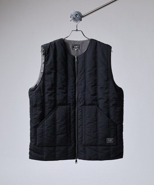 BIG MIKE（ビッグマイク） ベスト ジレ ダブルジップ ナイロン