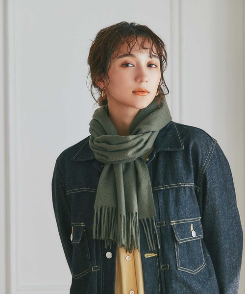 IMC マフラー ストール カシミヤ100％ 無地マフラー レディース メンズ