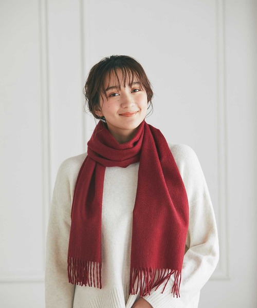 IMC マフラー ストール カシミヤ100％ 無地マフラー レディース メンズ