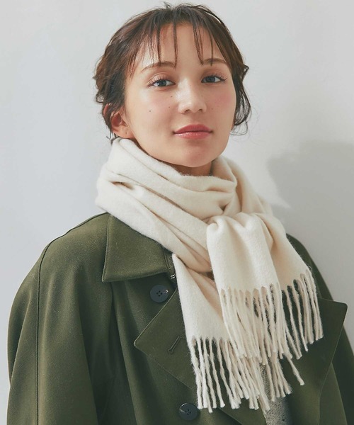 IMC マフラー ストール カシミヤ100％ 無地マフラー レディース メンズ