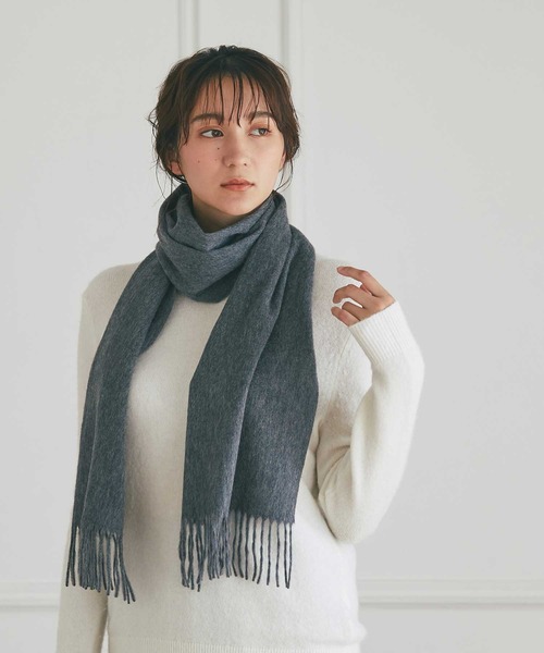 IMC マフラー ストール カシミヤ100％ 無地マフラー レディース メンズ