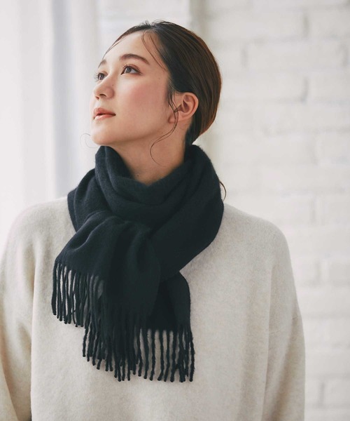 IMC マフラー ストール カシミヤ100％ 無地マフラー レディース メンズ