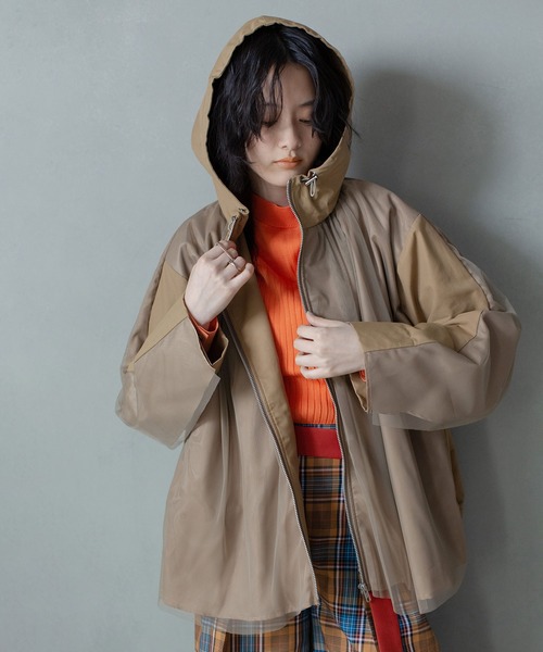 「MARECHAL TERRE」 ブルゾン MEDIUM ブラック レディース_画像4