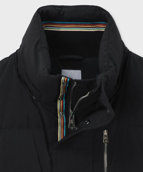 【美品】ポールスミス　ダウンジャケット　リバーシブル フード　ダウン　黒　赤 PS Paul Smith ポールスミス リバーシブル 中綿 ダウンジャケット