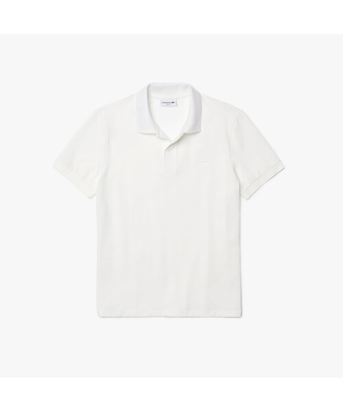 LACOSTE（ラコステ） 半袖ポロシャツ 3 ホワイト メンズ : ZOZOTOWN