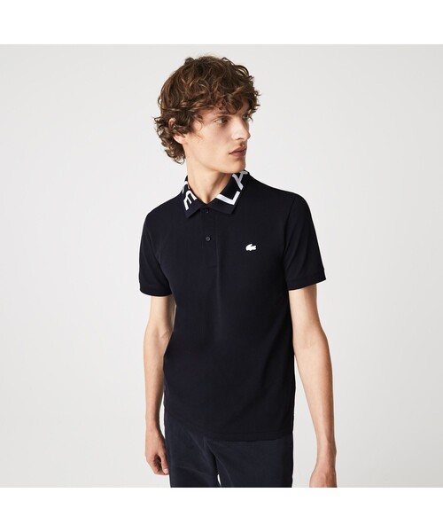 LACOSTE（ラコステ） 半袖ポロシャツ 3 ホワイト メンズ : ZOZOTOWN