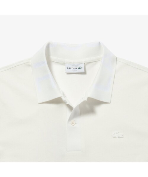 LACOSTE ホワイト ポロシャツ サイズ3 LACOSTE（ラコステ） 半袖ポロシャツ 3 ホワイト メンズ : ZOZOTOWN