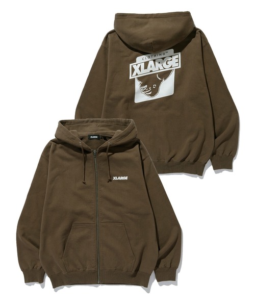 XLARGE パーカー FLIP OG ZIP HOODED SWEATSHIRT メンズ レディース