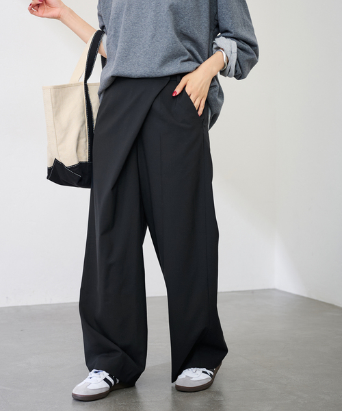 FRAMeWORK（フレームワーク） スラックス パンツ TWラップパンツ