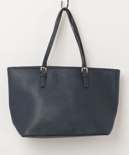 MICHAEL KORS ネイビー トートバッグ　【新品】 MICHAEL KORS（マイケルコース） ワンポイントトートバッグ - ネイビー