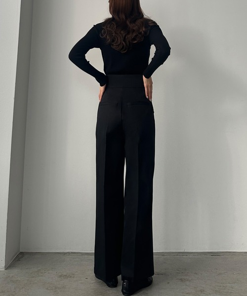 「Louere」 スラックス LARGE ブラック レディース_画像5