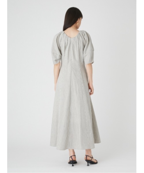 「Mila Owen」 7分袖ワンピース 0 ベージュ レディース_画像6