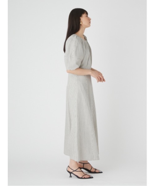 「Mila Owen」 7分袖ワンピース 0 ベージュ レディース_画像7