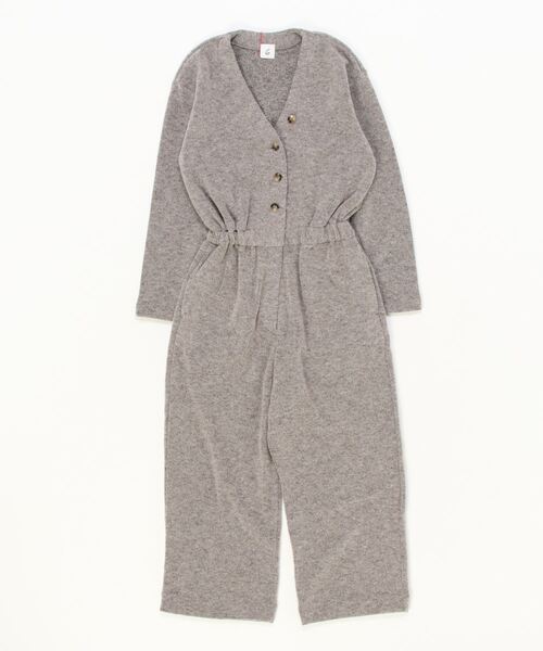 ebure グレー オールインワン 36 ebure エブール オールインワン/サロペット 36(S位) グレー ebure