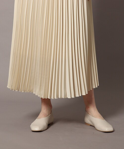 「DRESSTERIOR」 プリーツスカート 36 グレー レディース_画像9