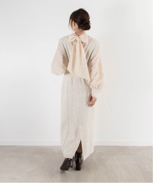 「RANDA」 サロペットスカート 0 ホワイト レディース_画像9