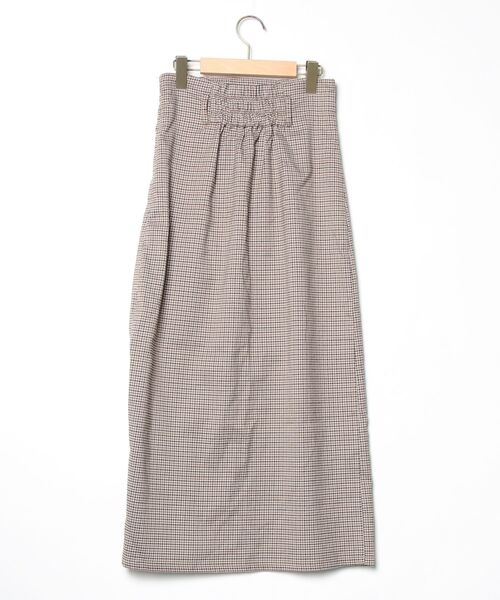 INGNI（イング） チェック柄スカート FREE ベージュ レディース