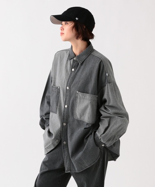 George's シャツ デニムオーバーシャツ メンズ レディース : ZOZOTOWN