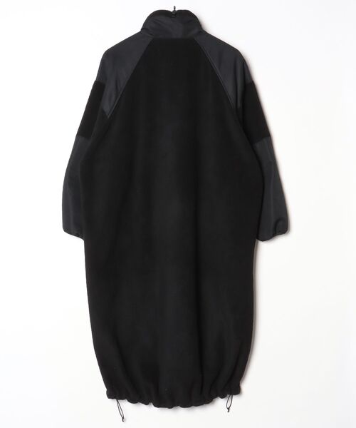 「HYKE」 23AW FLEECE コート S ブラック レディース_画像2