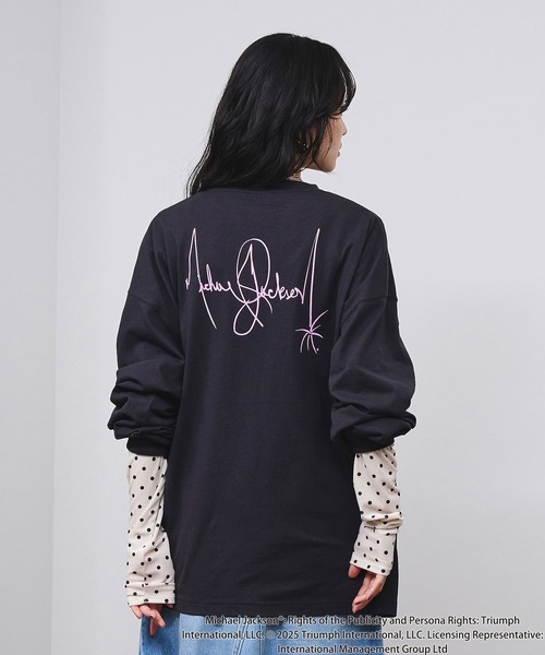 ROSE BUD（ローズバッド） tシャツ (Michael Jackson)SCREAM L/S TEE
