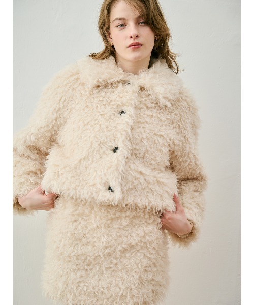 EIMY ISTOIRE（エイミーイストワール） ブルゾン アウター ECOPEL FOUX