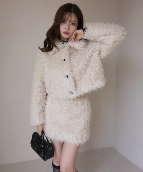 EIMY ISTOIRE（エイミーイストワール） ブルゾン アウター ECOPEL FOUX